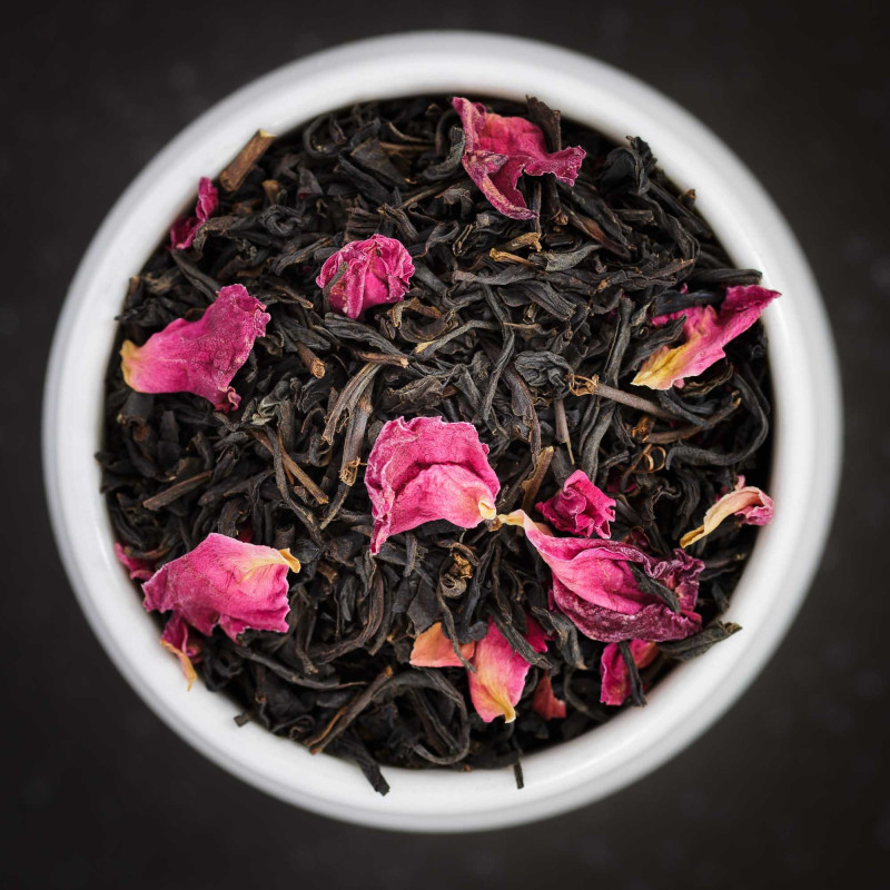 Rose de Chine , Noirs parfumés,Thé PARFUME,Nos thés,Accueil, Plaisirs Des thés